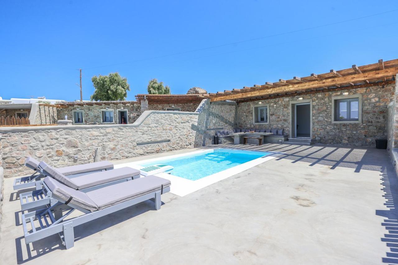 The George Villas With Private Pool, Close To Mykonos Town - Chora Ngoại thất bức ảnh