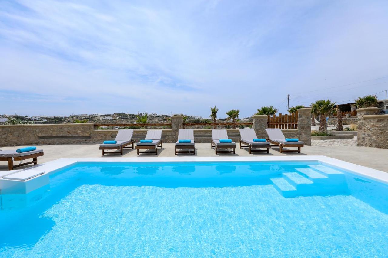 The George Villas With Private Pool, Close To Mykonos Town - Chora Ngoại thất bức ảnh