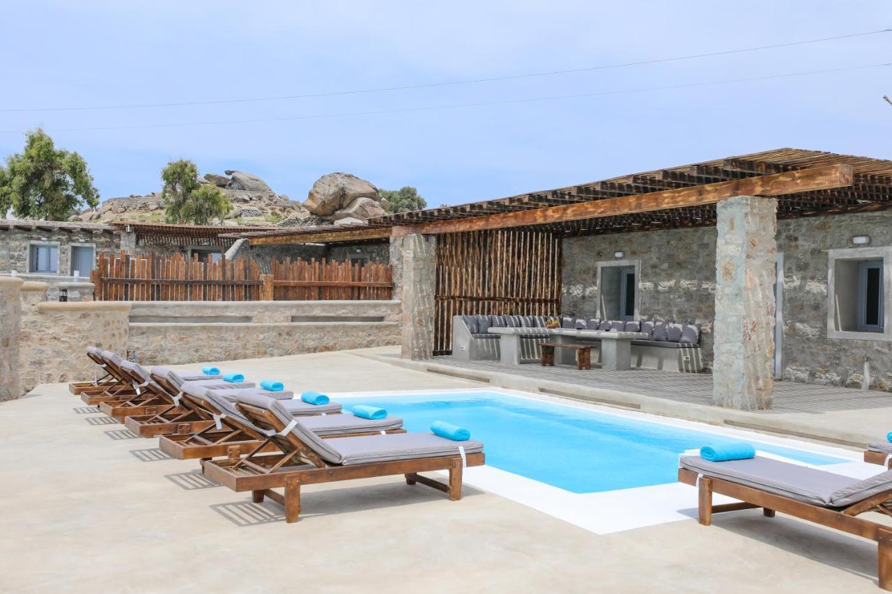 The George Villas With Private Pool, Close To Mykonos Town - Chora Ngoại thất bức ảnh